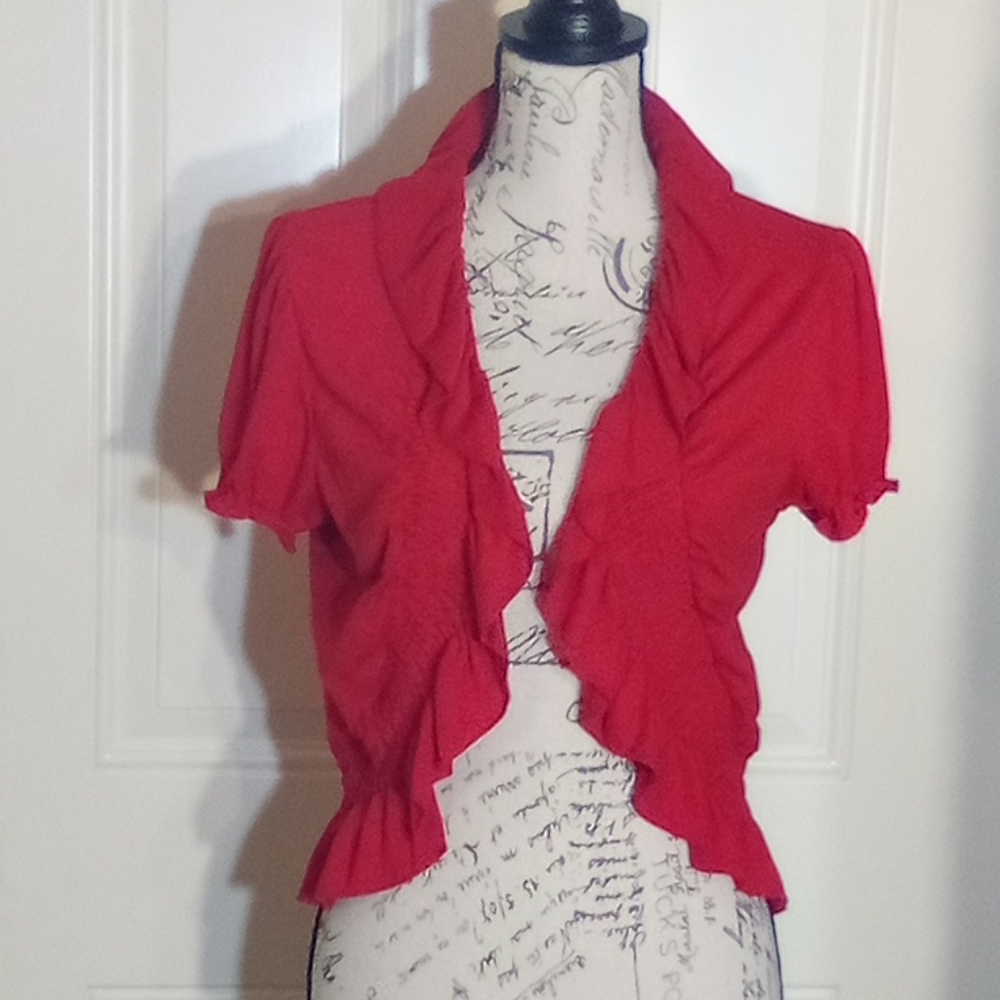 Vest for Women's Casual Size L Color Red